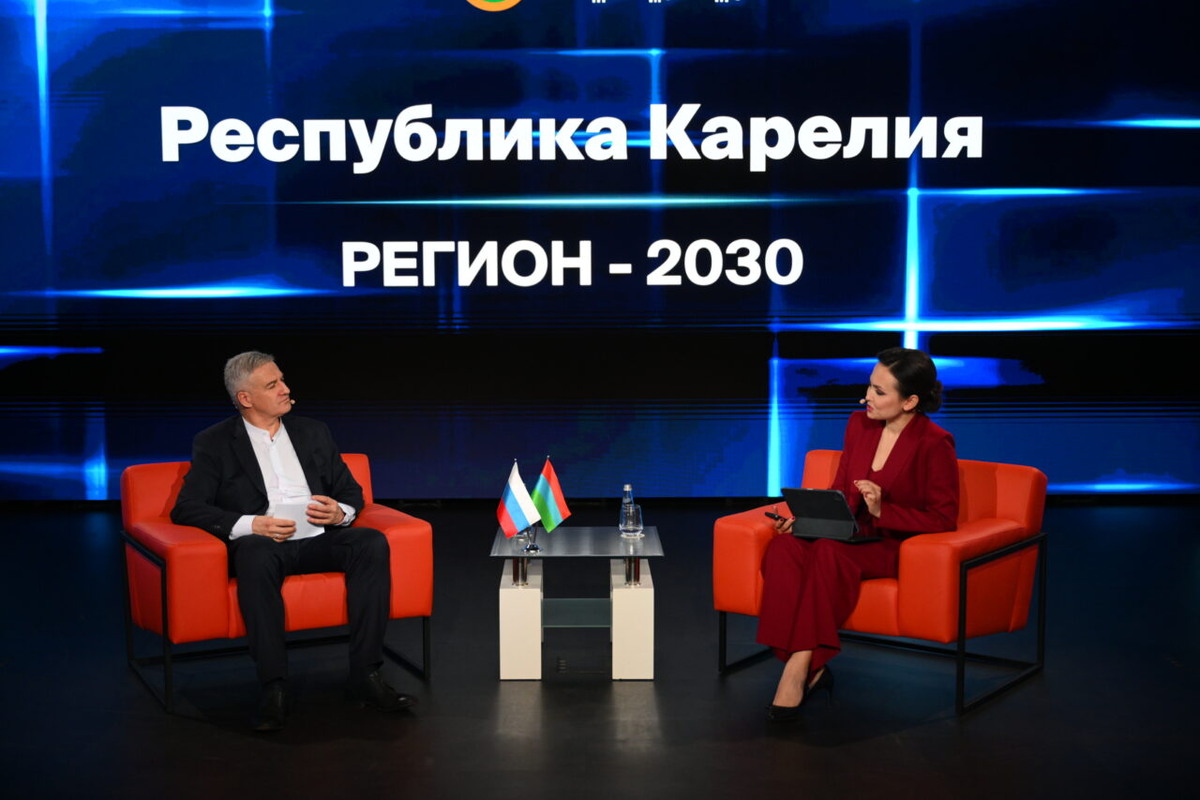    Артур Парфенчиков в Национальном центре «Россия» в Москве. Фото: «Республика» / Сергей Юдин