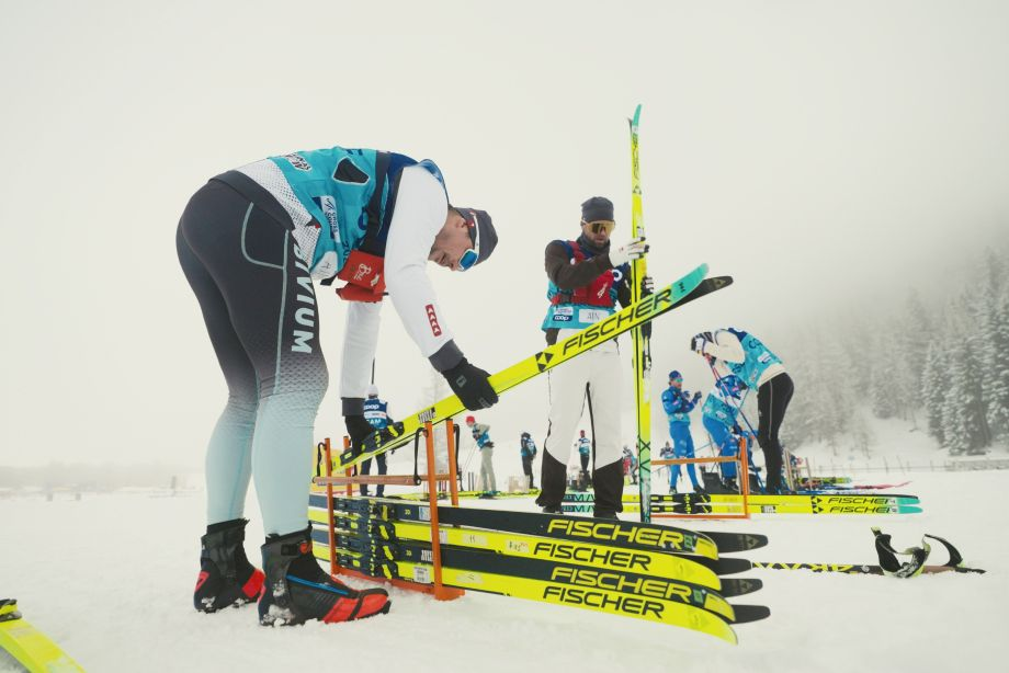 Подготовка лыж для российских спортсменов (Фото: Максим Тартынский)