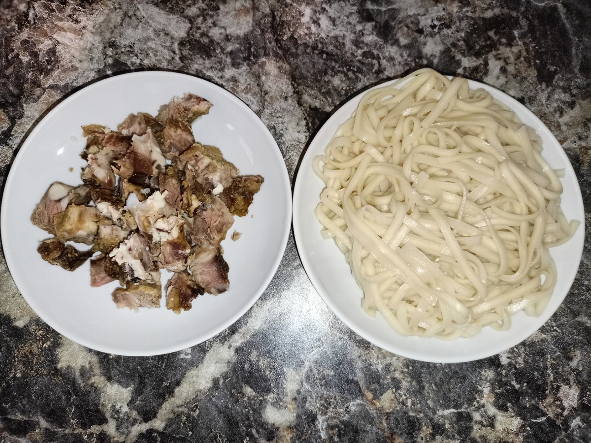 Из личного архива - лапша и говядина 