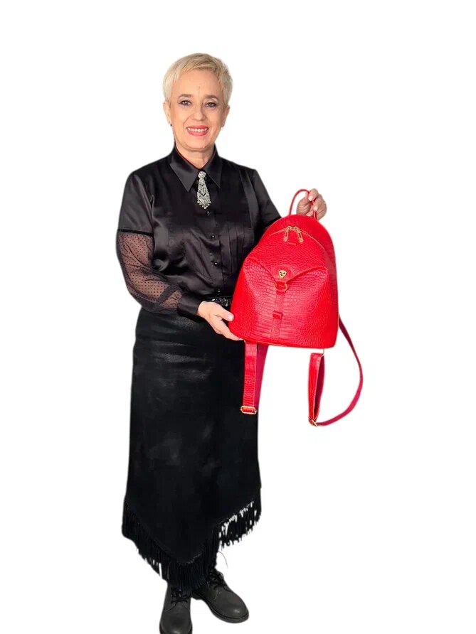 Кожаный рюкзак "Данди-15". Ателье Ирины Берзиной.