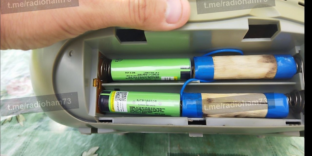 📷 Питание от аккумуляторов переносных радиоприемников и магнитол