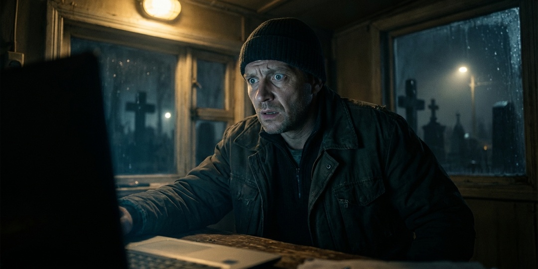 Стая собак выла у могилы каждую ночь и сторож решил поставить скрытую камеру