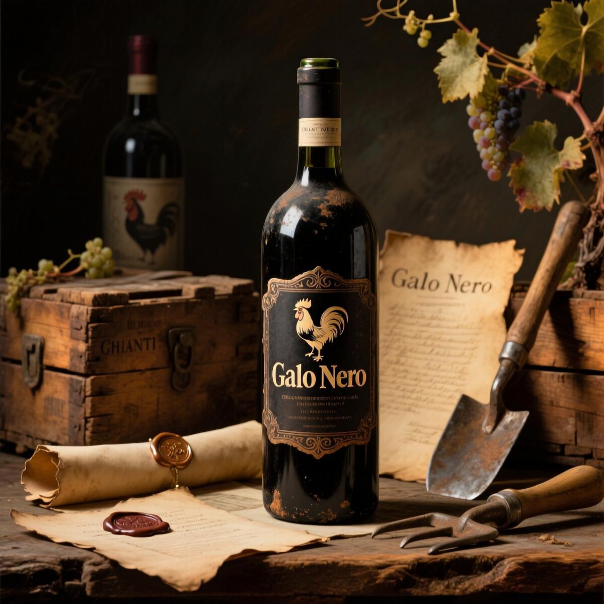 Торговый знак "Черный петух" (Galo nero).