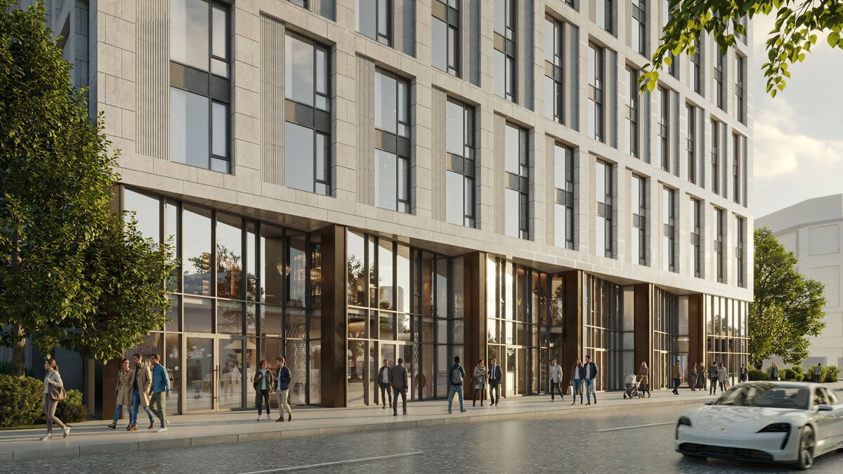 «Арт Плаза» располагается на первой линии Лиговского проспекта, это гарантирует хороший пешеходный трафик.