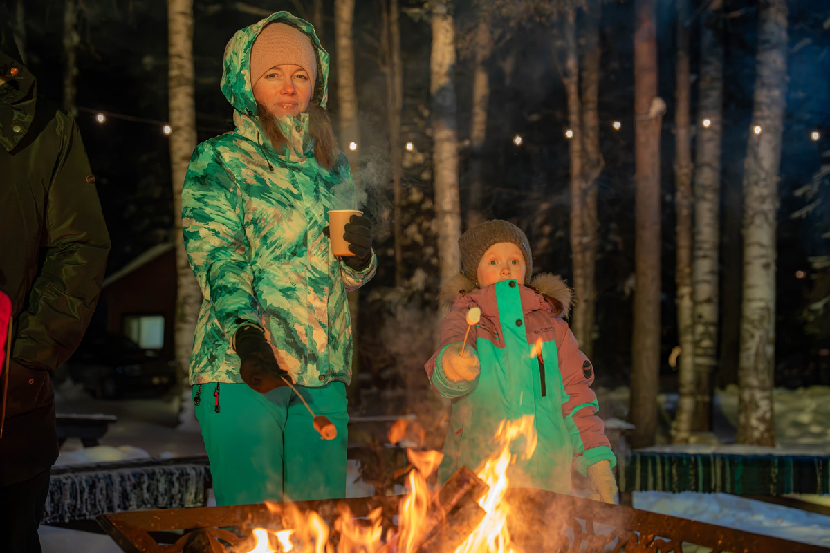 Вечера у костра с зефирками, сосисками и согревающим чаем