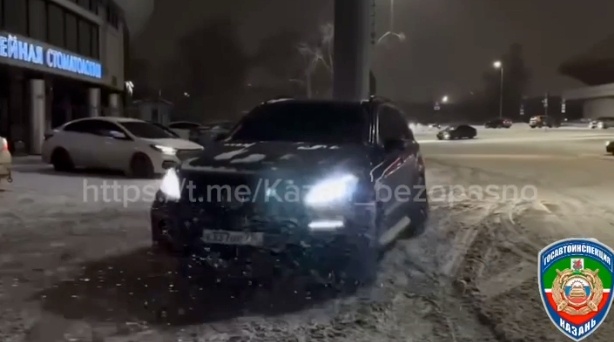 Юного казанского дрифтера на элитной иномарке поймали сотрудники ДПС