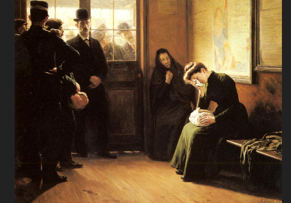 Реми Когге. "Отправление арестованных"