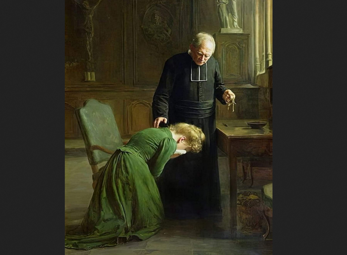 Реми Когге. "Искупление греха", 1901.