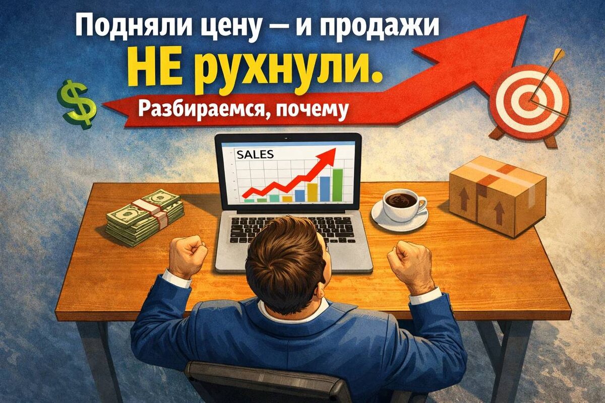 Подняли цену — и продажи НЕ рухнули. Разбираемся, почему