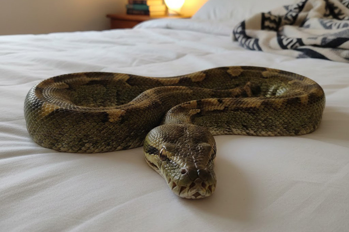 РБК Life📷Когда во сне появляется змея в доме или в постели, это трактуется как «опасность рядом» или «негативное влияние»