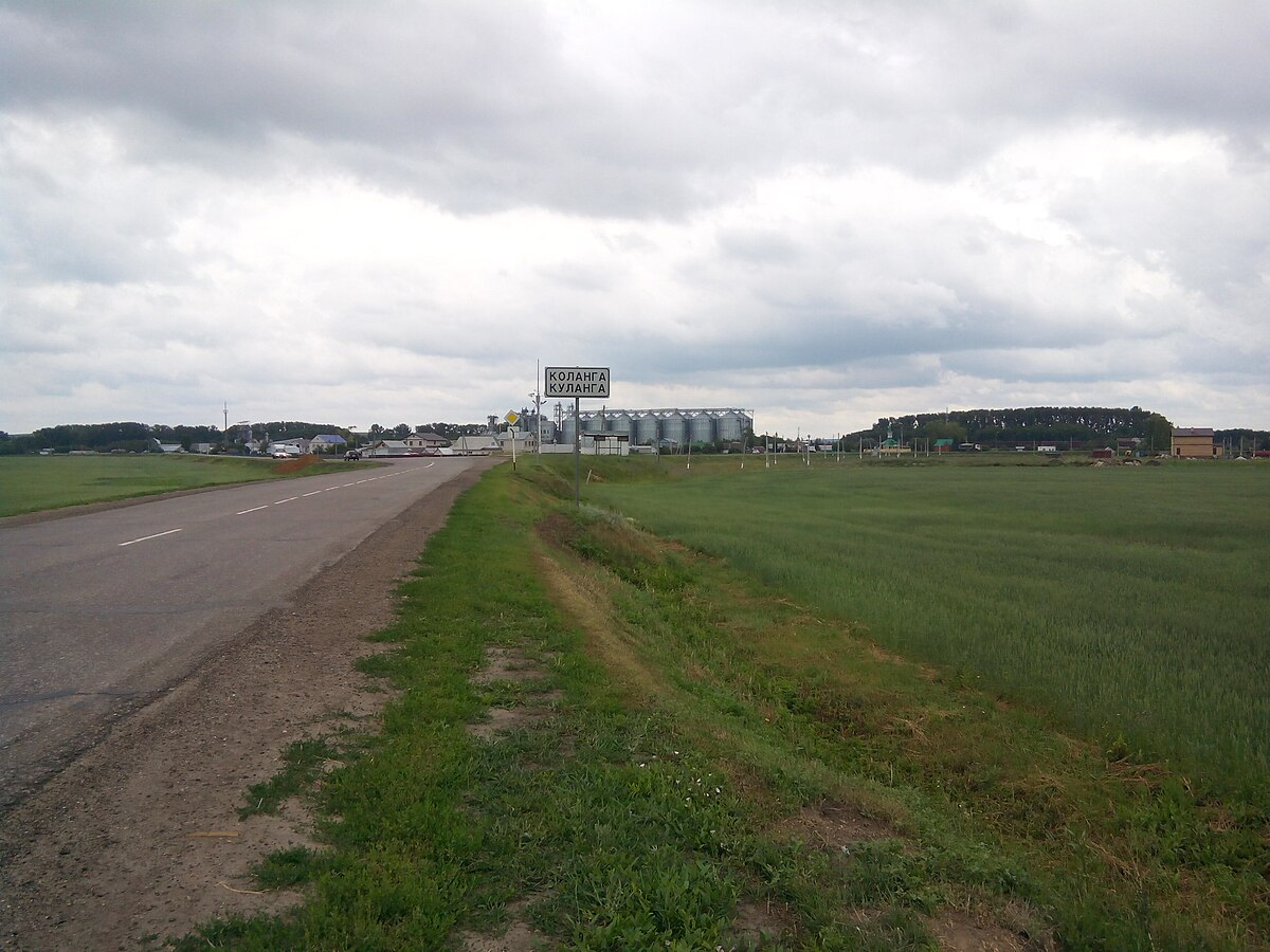 На подъезде к селу Куланга. Кайбицкий район. Республика Татарстан