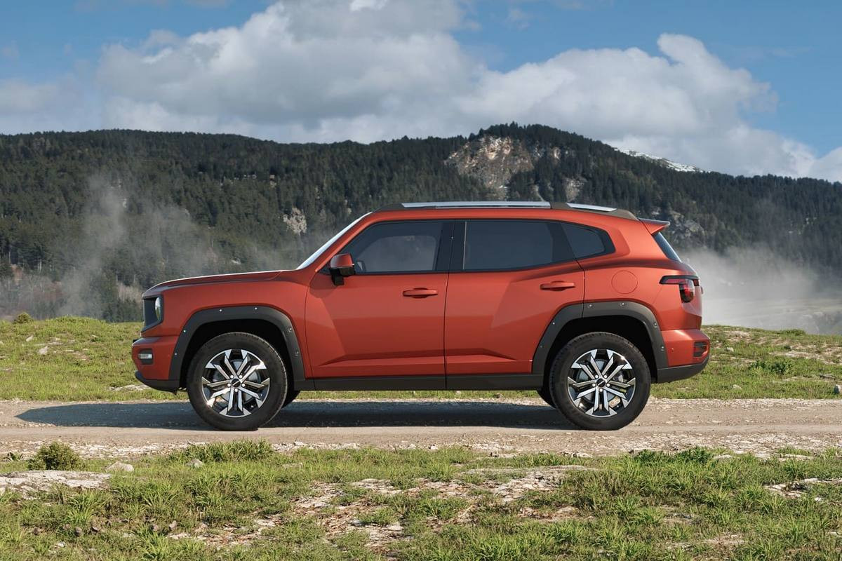 Обновленный Haval H7 – вид сбоку