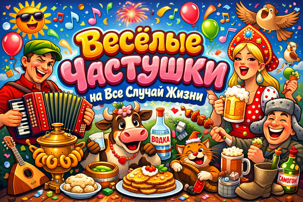 Нет ничего душевнее и веселее, чем звонкие частушки под перебор гармони! Они — неизменный спутник шумных застолий, дружеских посиделок в бане и долгих новогодних праздников. Но где найти самую большую и качественную коллекцию этих музыкальных «огоньков»?