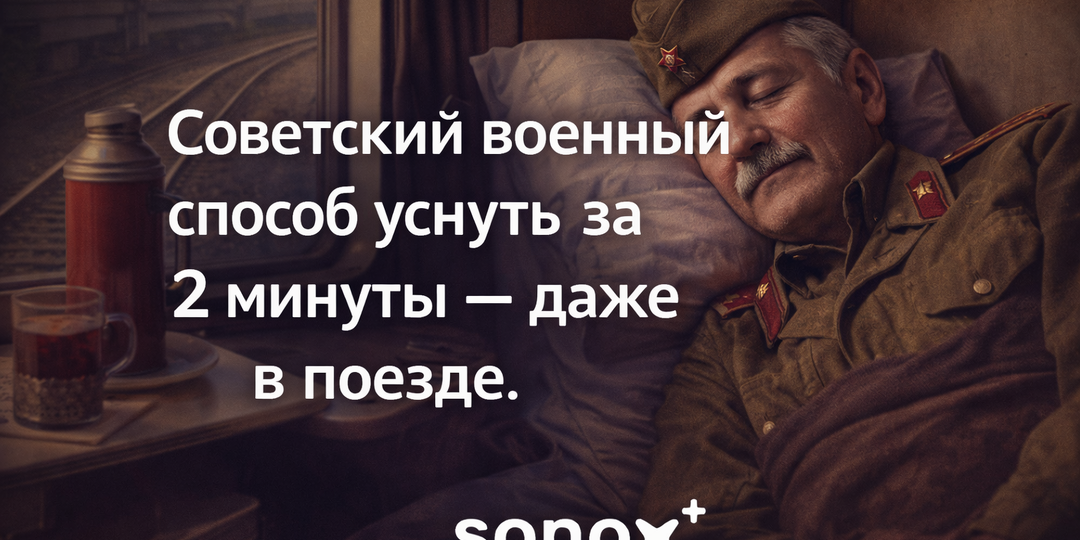 Всего один СОВЕТСКИЙ военный приём, который «вырубает» даже в шумном поезде, за 2 минуты