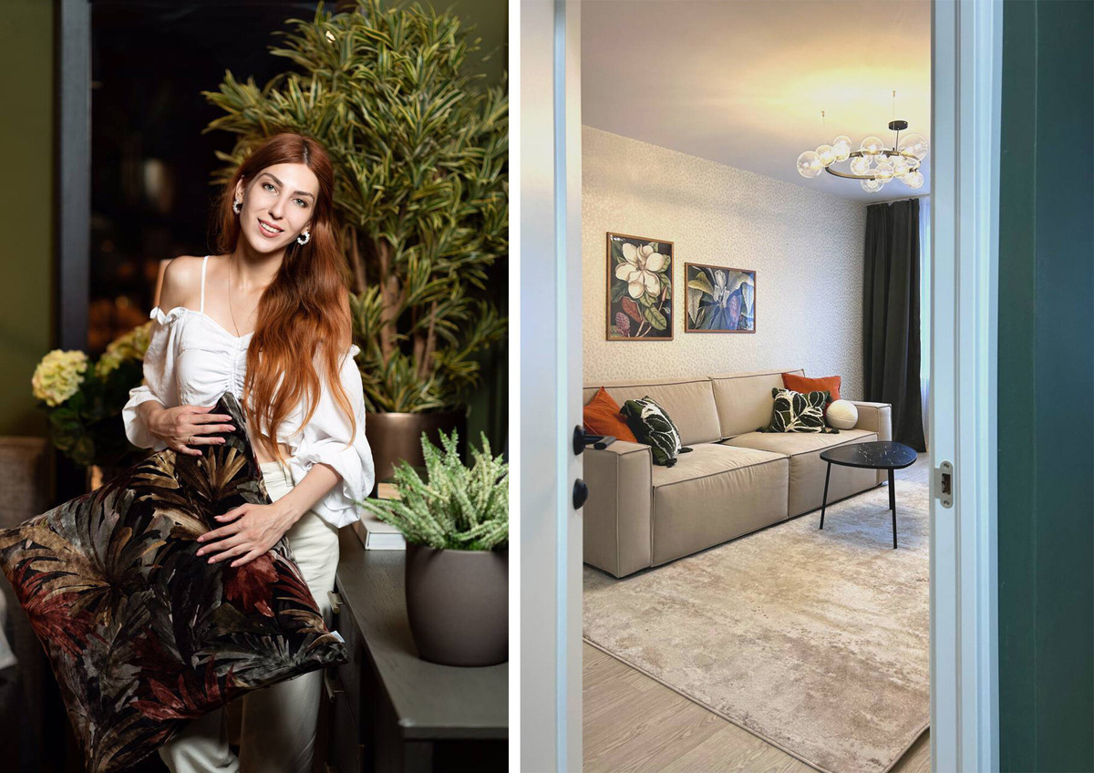 Справа — моя квартира, которую я тоже преображала своими силами. Об этом расскажу дальше
