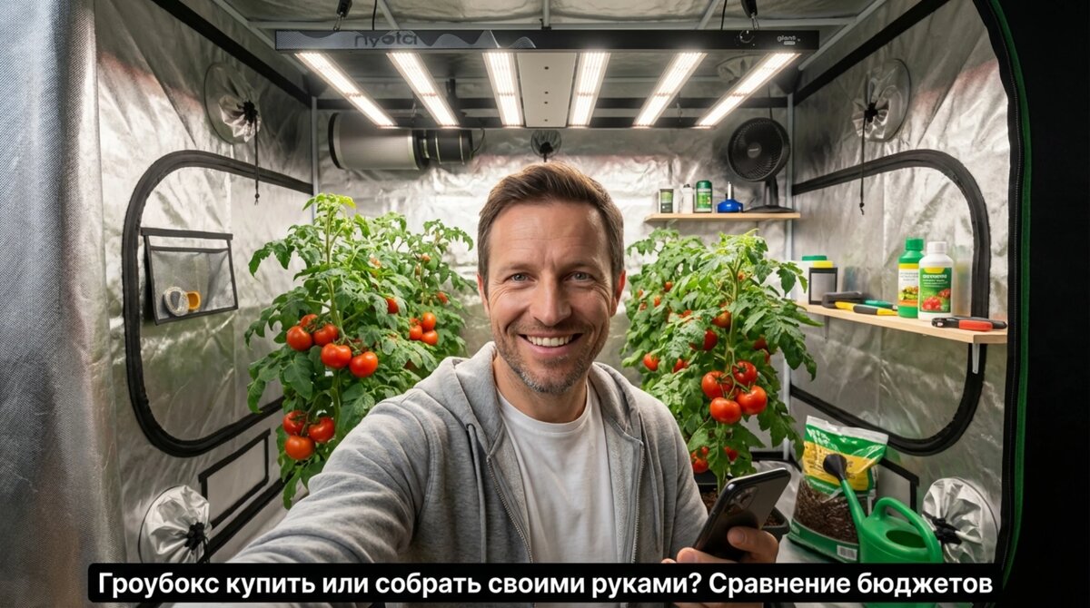 Гроубокс под ключ со всем оборудованием