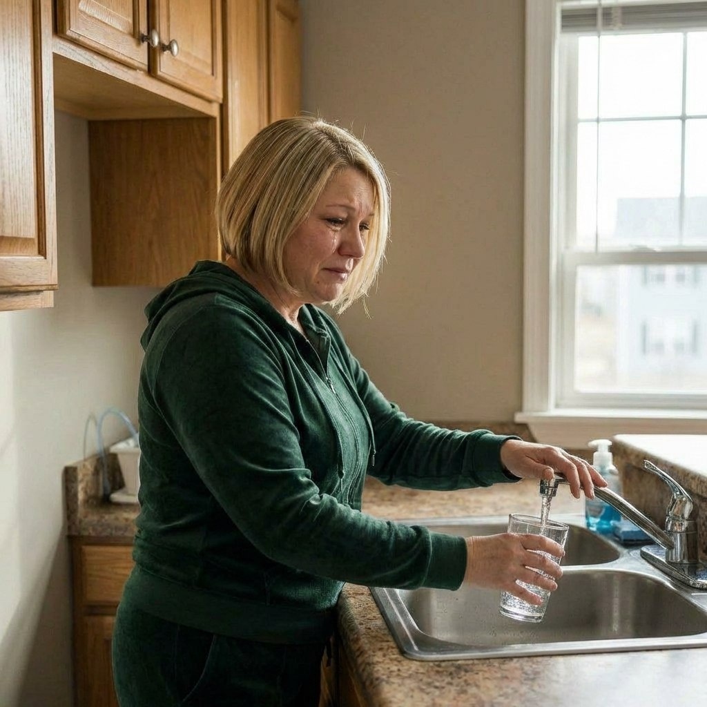 Я молча делаю шаг к крану. Наливаю стакан воды.