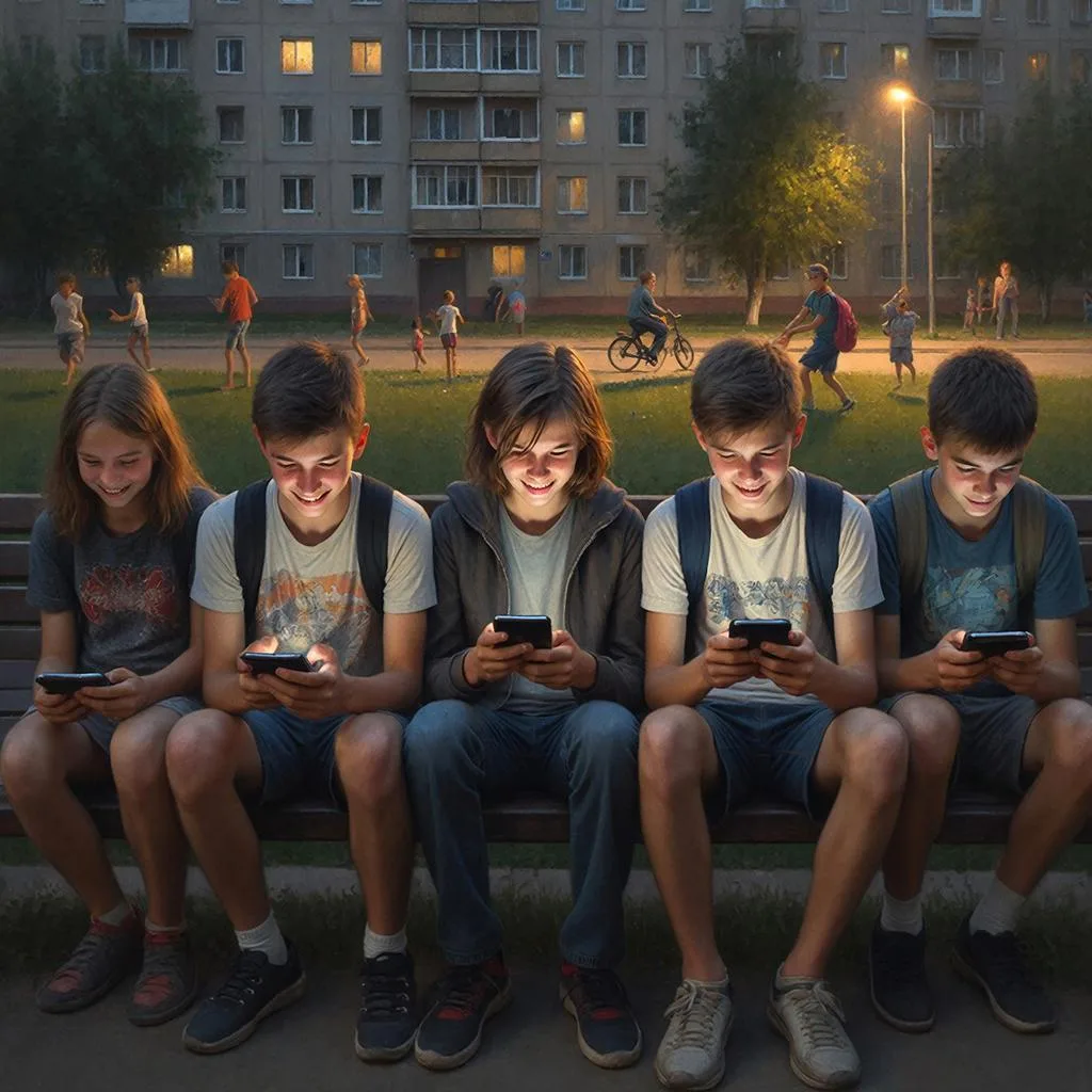 Подростки на улице