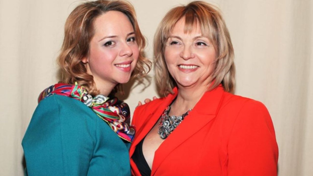 Первая жена Марина Буримова с дочерью