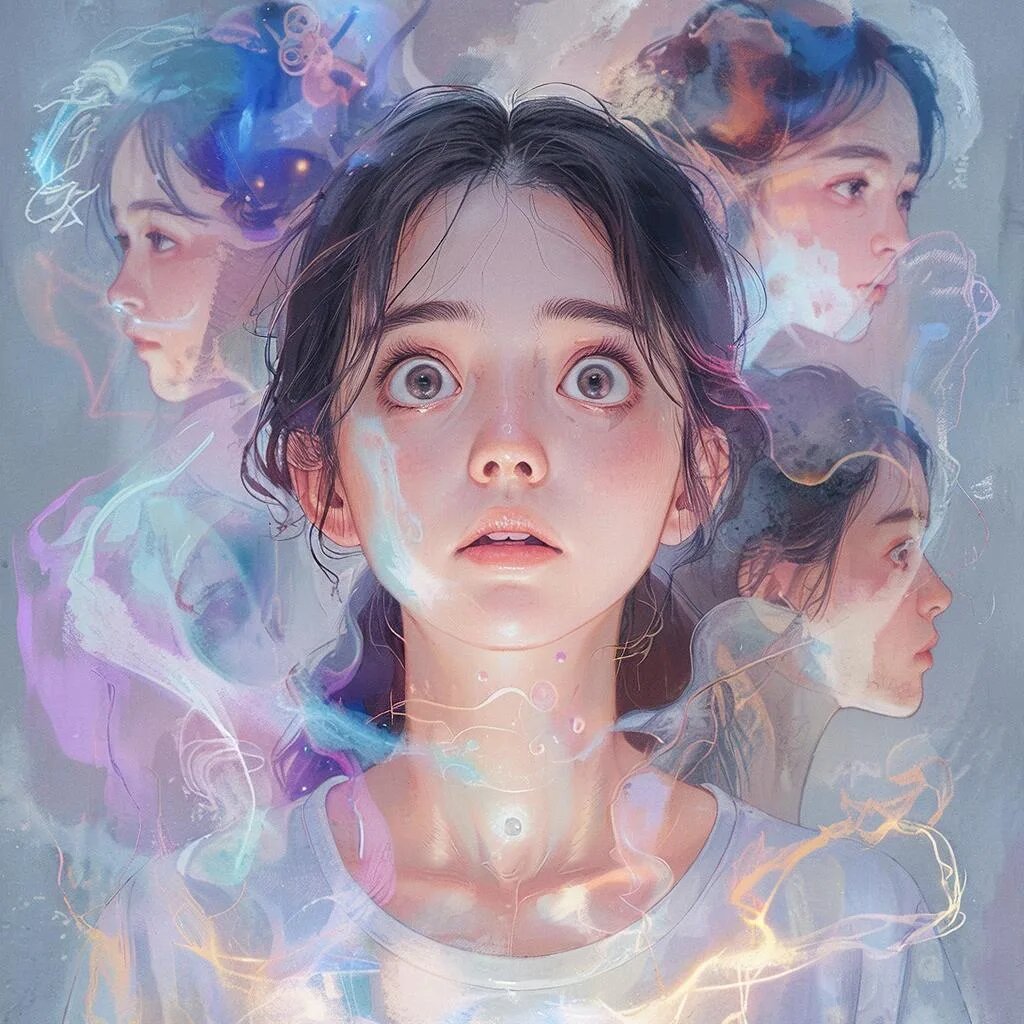 Шизофрения. Иллюстрация сгенерирована нейросетью