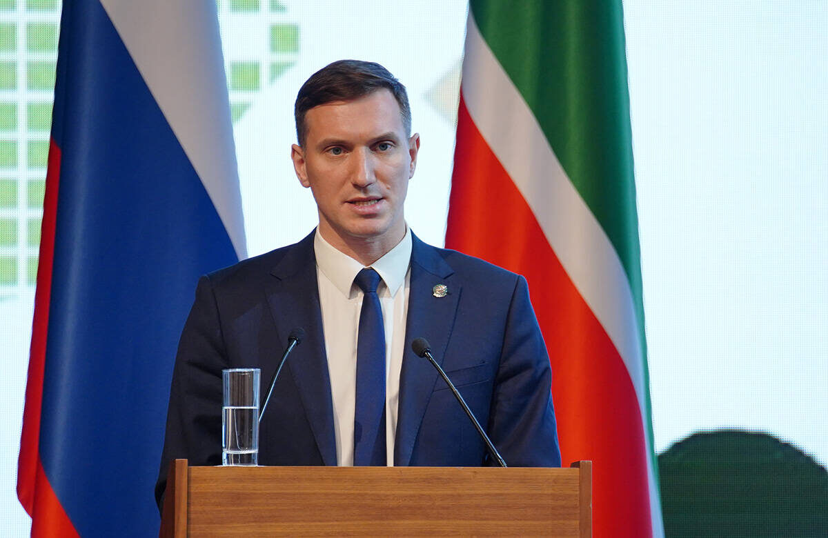 Новый глава Минцифры Татарстана Илья Начвин провел сегодня свое первое итоговое заседание коллегииФото: © Владимир Васильев / «Татар-информ»