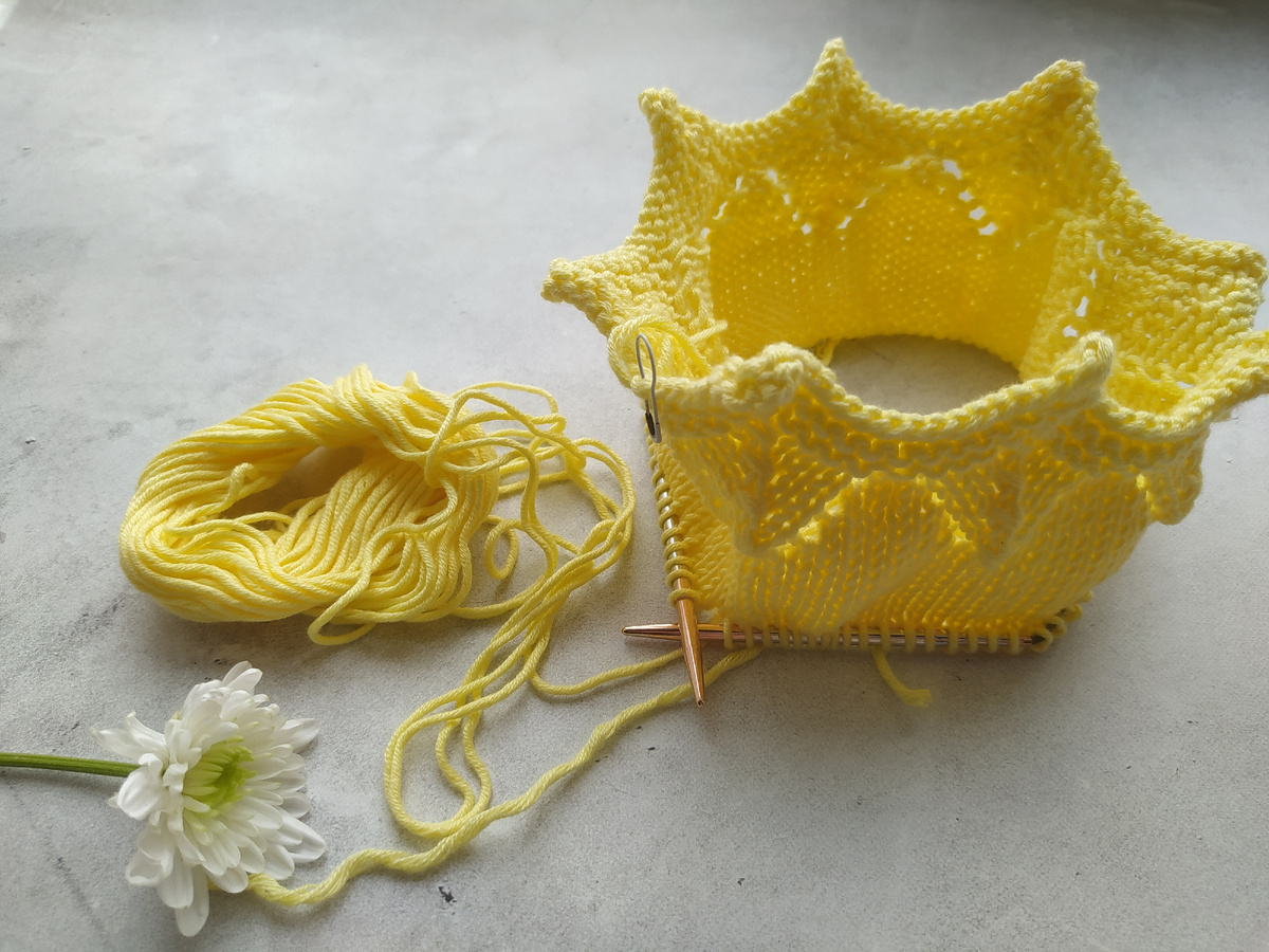 Девичья повязка в процессе. Фото автора