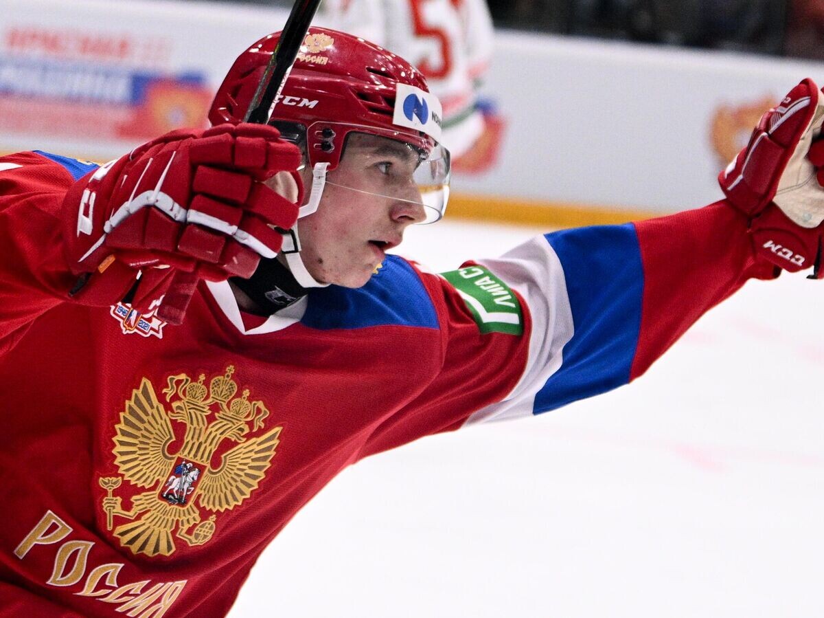    Хоккей. Выставочный матч. Россия - Белоруссия. Фёдор Свечков | © РИА Новости / Алексей Филиппов
