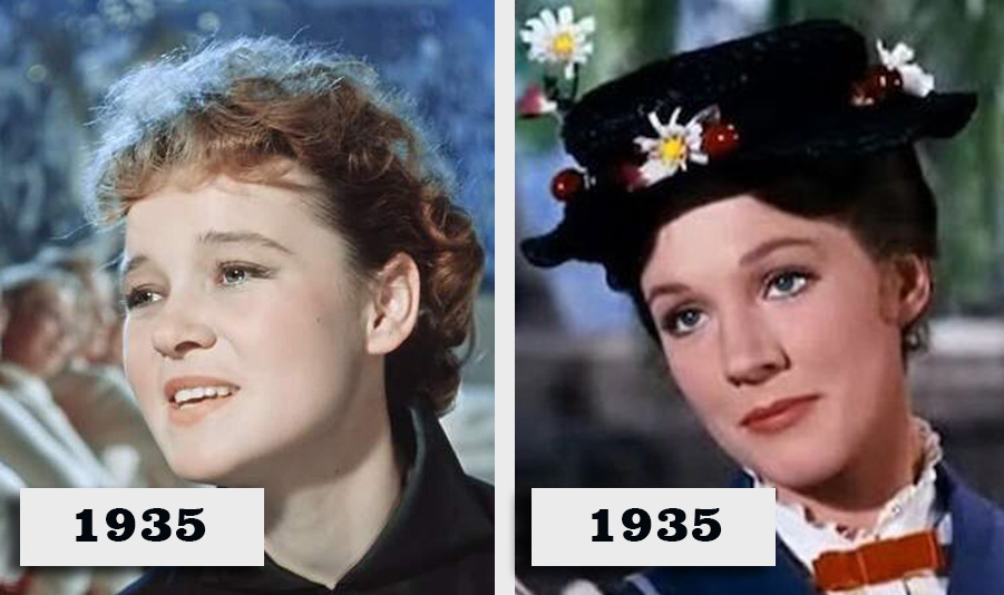 Гурченко и Джули Эндрюс — ровесницы. Вот ещё 4 пары советских и Голливудских звёзд одного возраста