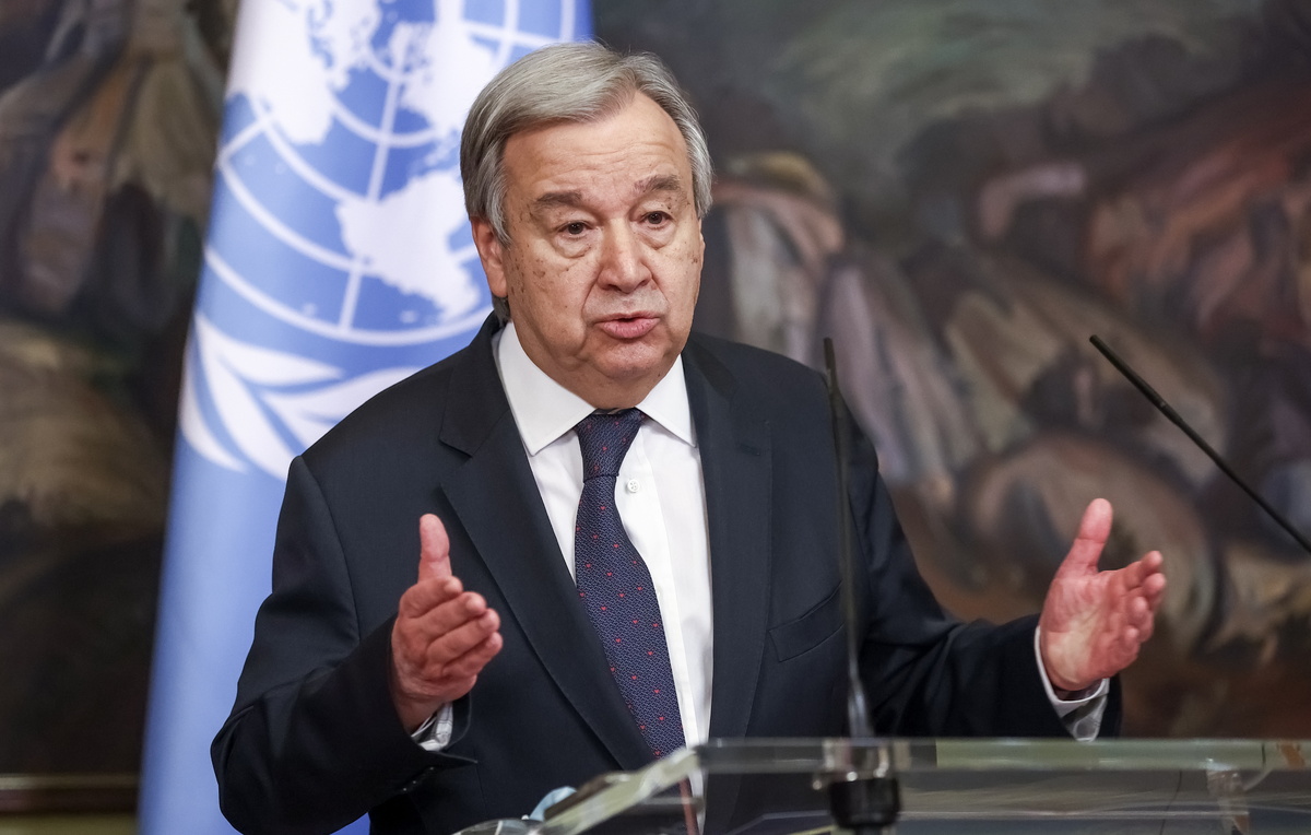    Генеральный секретарь ООН Антониу Гутерриш  Валерий Шарифулин/ТАСС