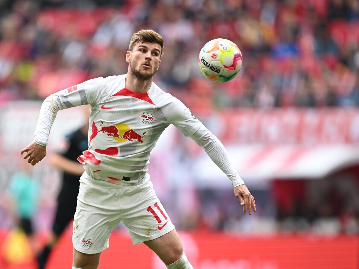    Нападающий "РБ Лейпциг" Тимо Вернер в матче Бундеслиги | © пресс-служба клуба "РБ Лейпциг"