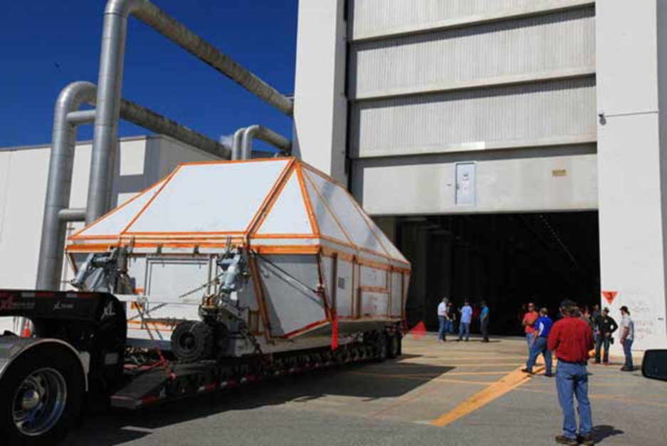 Герметичный модуль доставлен в МИК. Август 2018 года. Фото: Parabolic.arc 