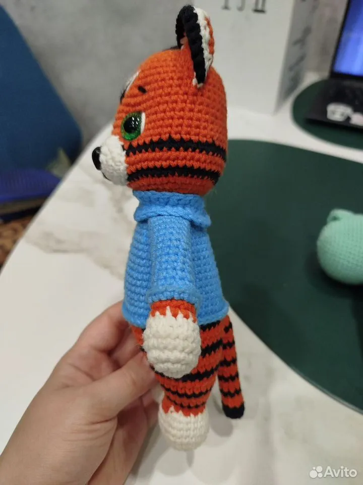 Игрушка изготовлена исключительно из натуральных и гипоаллергенных материалов