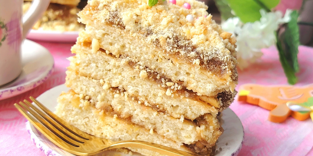 Нежное лакомство из детства с яблочным повидлом: быстро и очень просто!