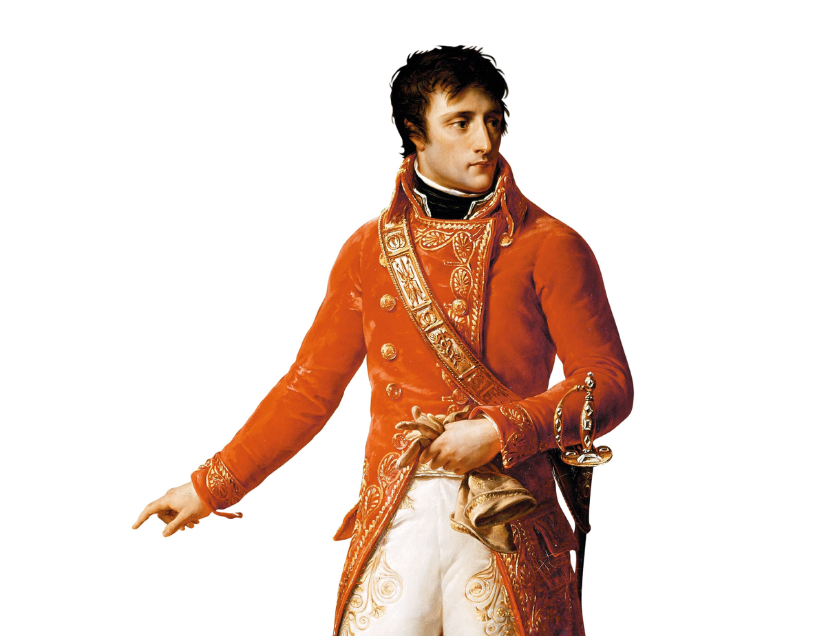 Фрагмент полотна Антуана-Жана Гро "Наполеон — Первый консул" (1802), из собрания Музея Ордена Почётного легиона в Париже.