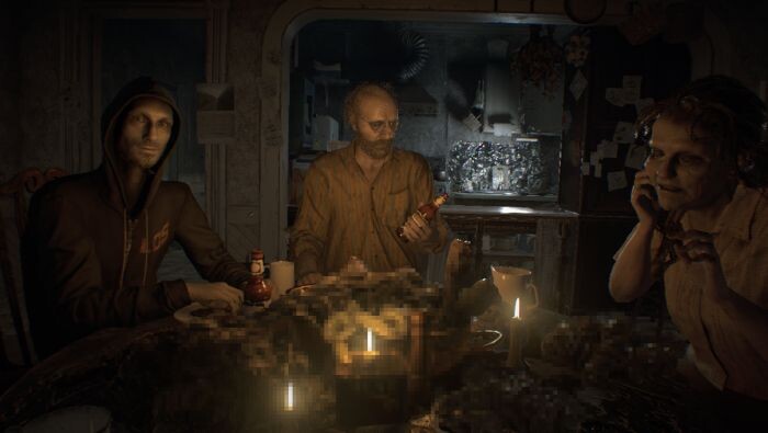 Уютный семейный ужин