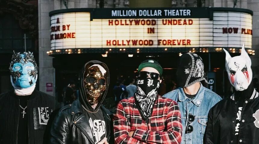 Группа Hollywood Undead. Фото взято из открытого источника в интернете. 