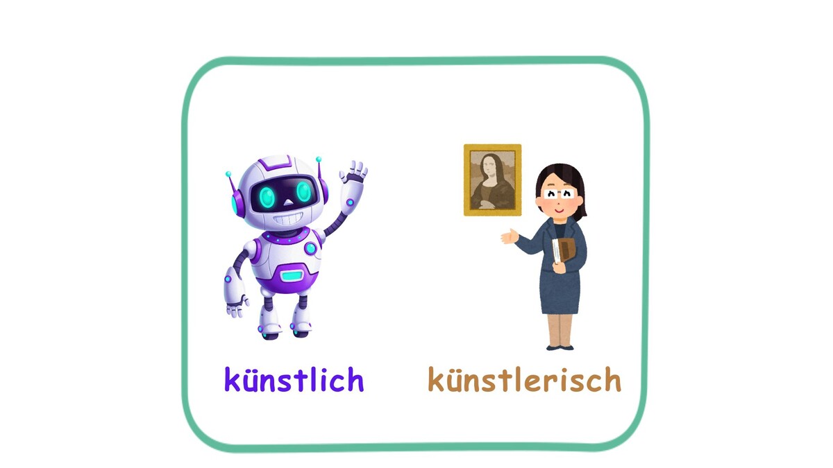Künstlich vs künstlerisch