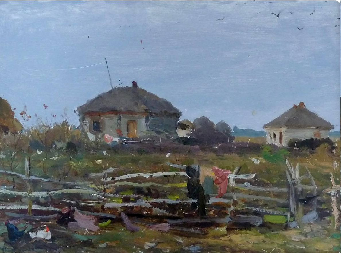 Иван Нестеров. «Деревня Юрьевка». 1955