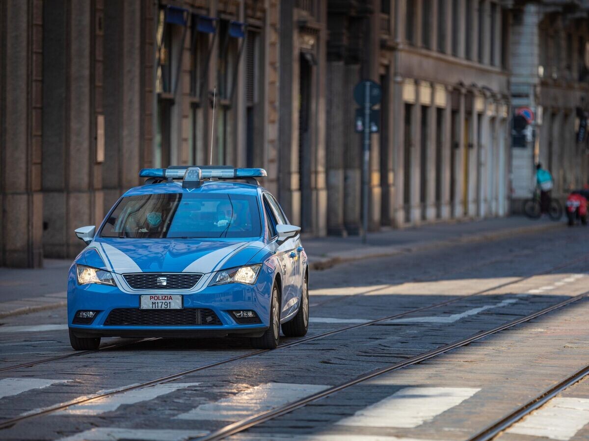    Полицейская машина на улице Милана | © РИА Новости / Светлана Волобуева