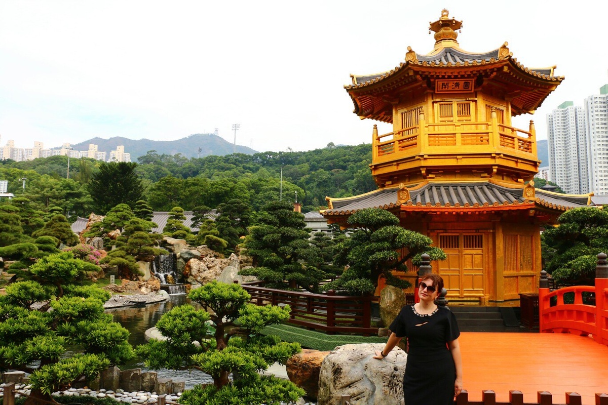 В ГК в саду Nan Lian 