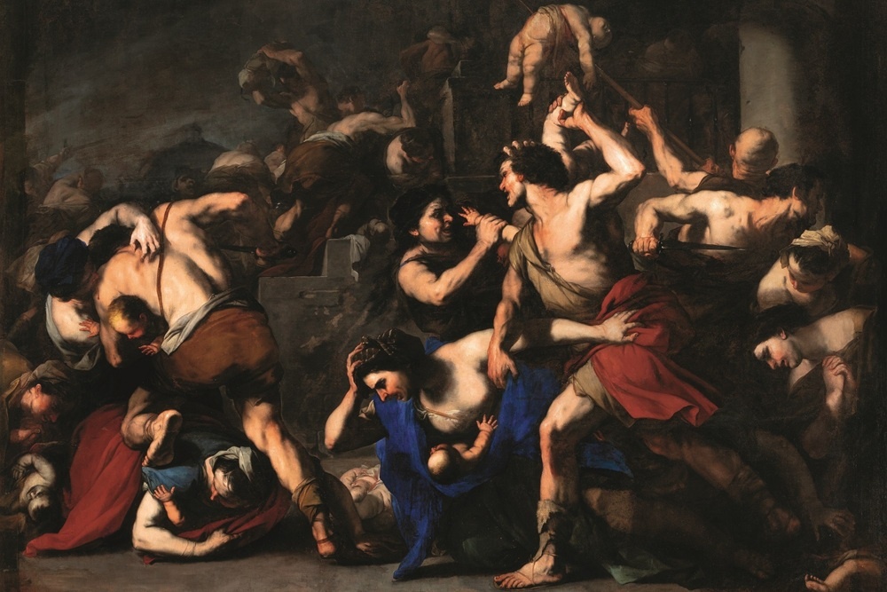    Шедевр "Избиение младенцев" Луки Джордано публика не видела более сотни лет. / Пресс-служба Музея Академии художеств