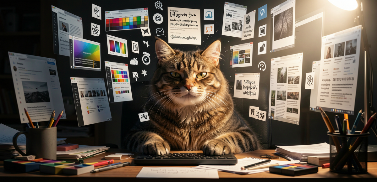 «Котик. Усталость. Дизайн.»