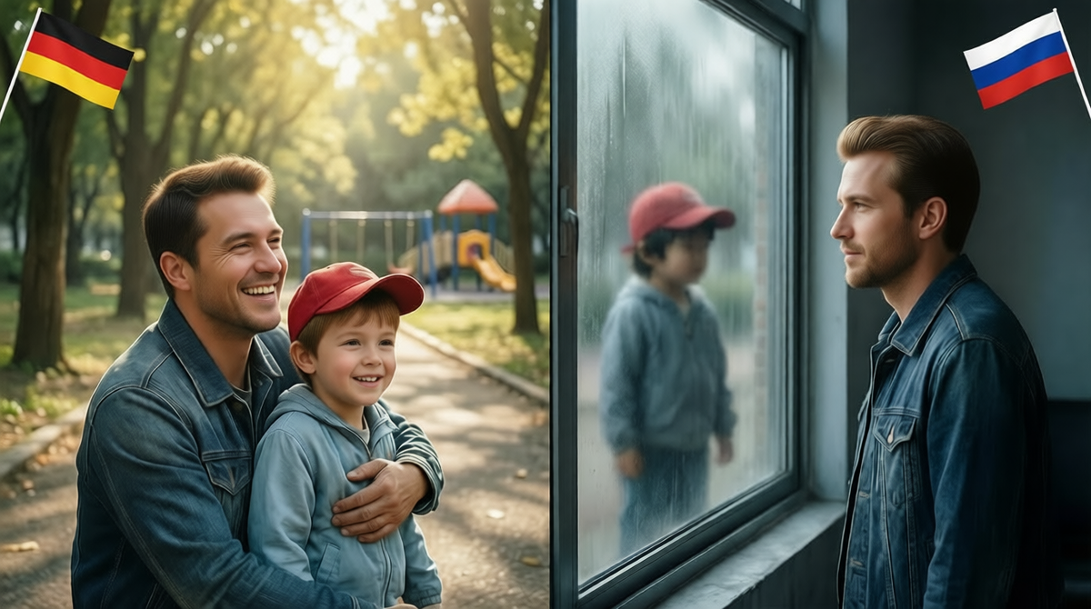 Отец в Германии и отец в России. Их разделяет не расстояние, а закон.