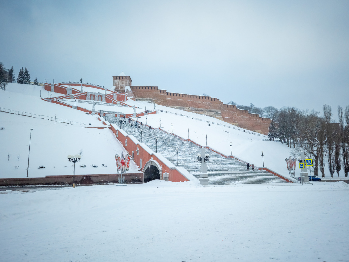 Нижний Новгород. Чкаловская лестница.