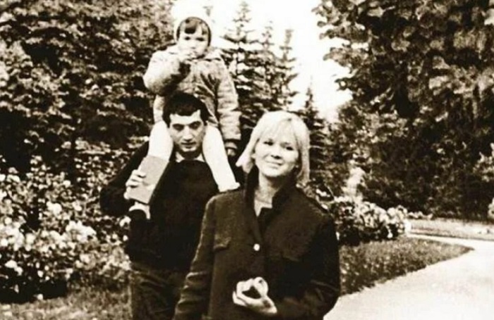 Галина Польских с Фаиком Гасановым и старшей дочерью Ирадой