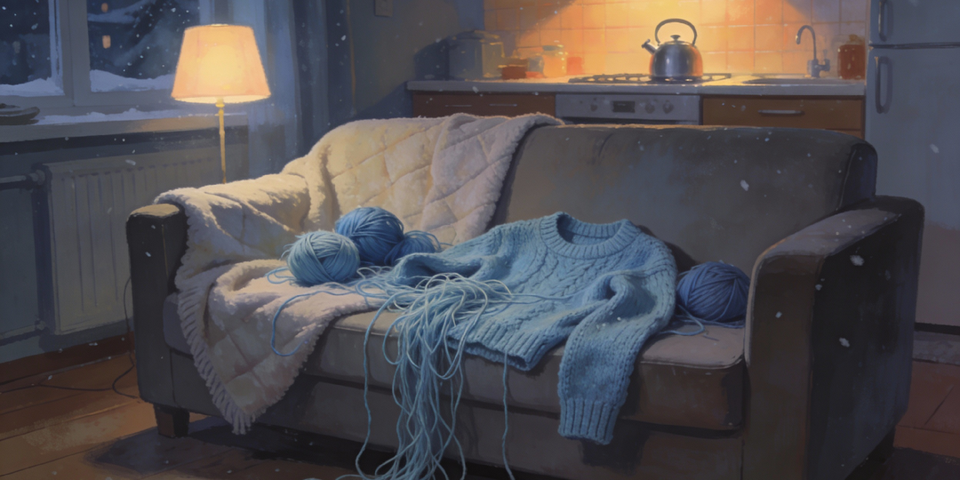 Сын подруги распустил мое вязание, пока мы пили чай