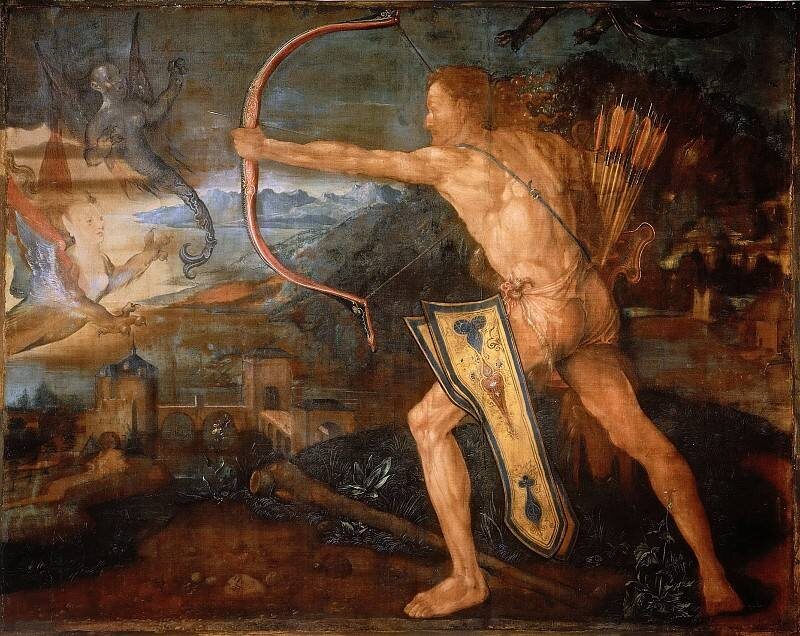 Геркулес и Стимфалийские птицы. Картина Альбрехта Дюрера.