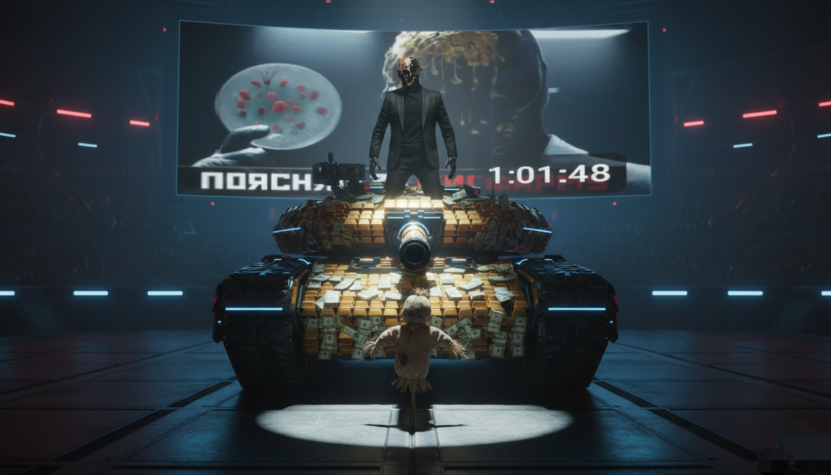 Визуализация созданная автором. Разбор видео «Ответ Хейтерам и Блогеру – Как на самом деле».