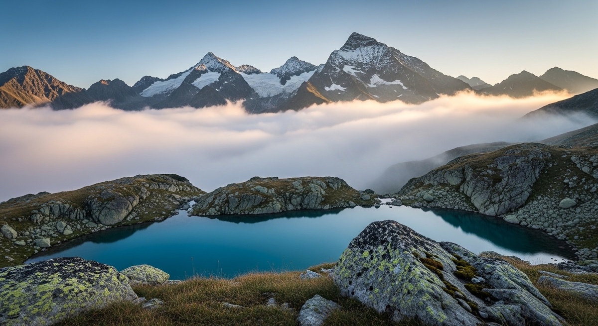 Вид на миллион, который стоит копейки: тишина Кавказа, где облака спускаются прямо к ногам.