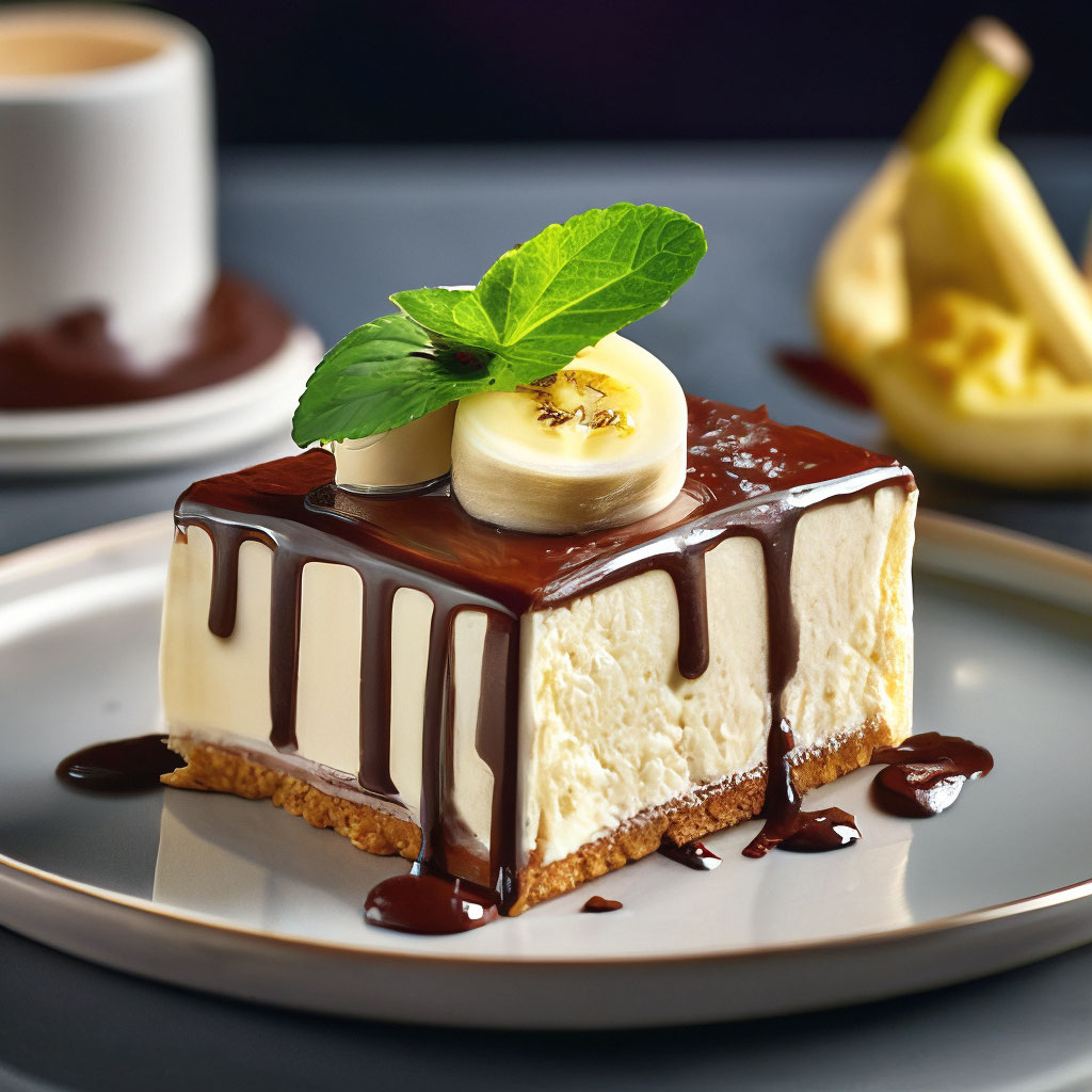 Банановый чизкейк без выпечки.